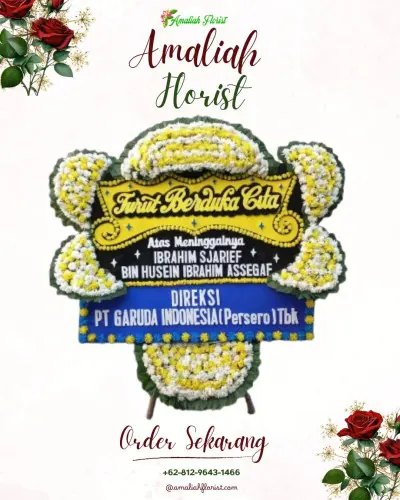 Papan Bunga Duka di Cisomangbarat